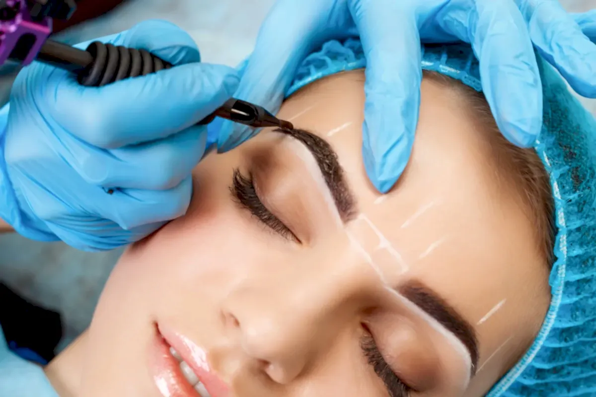 Курс перманентный макияж бровей